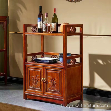 Armoire en bois massif avec style chinois